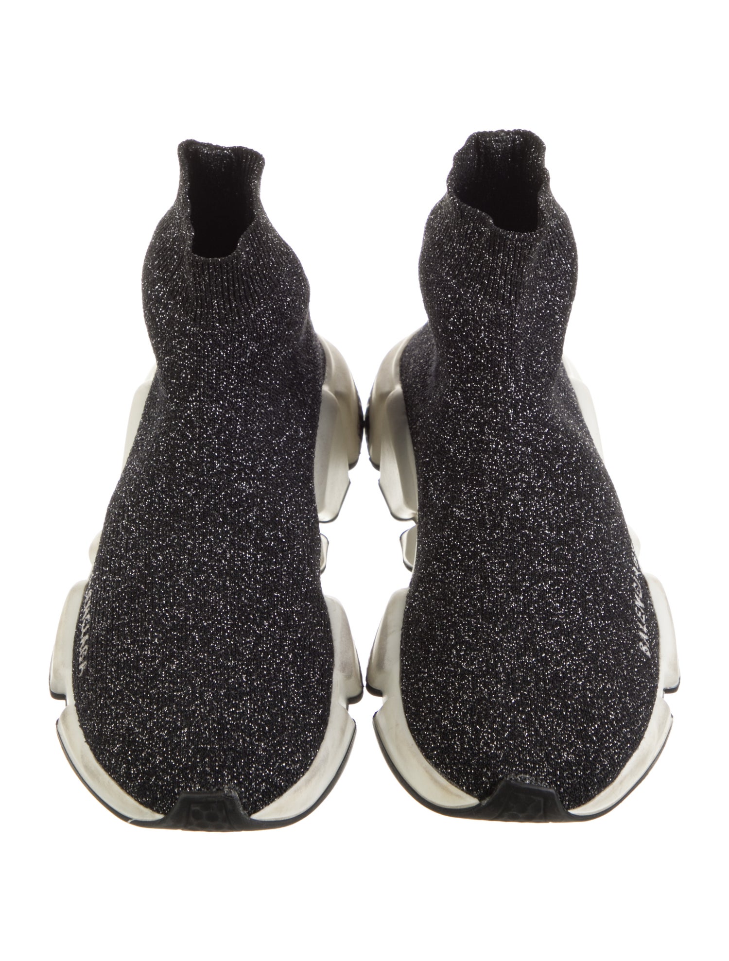 Balenciaga Speed Trainer 'Glitter' Sock Sneakers