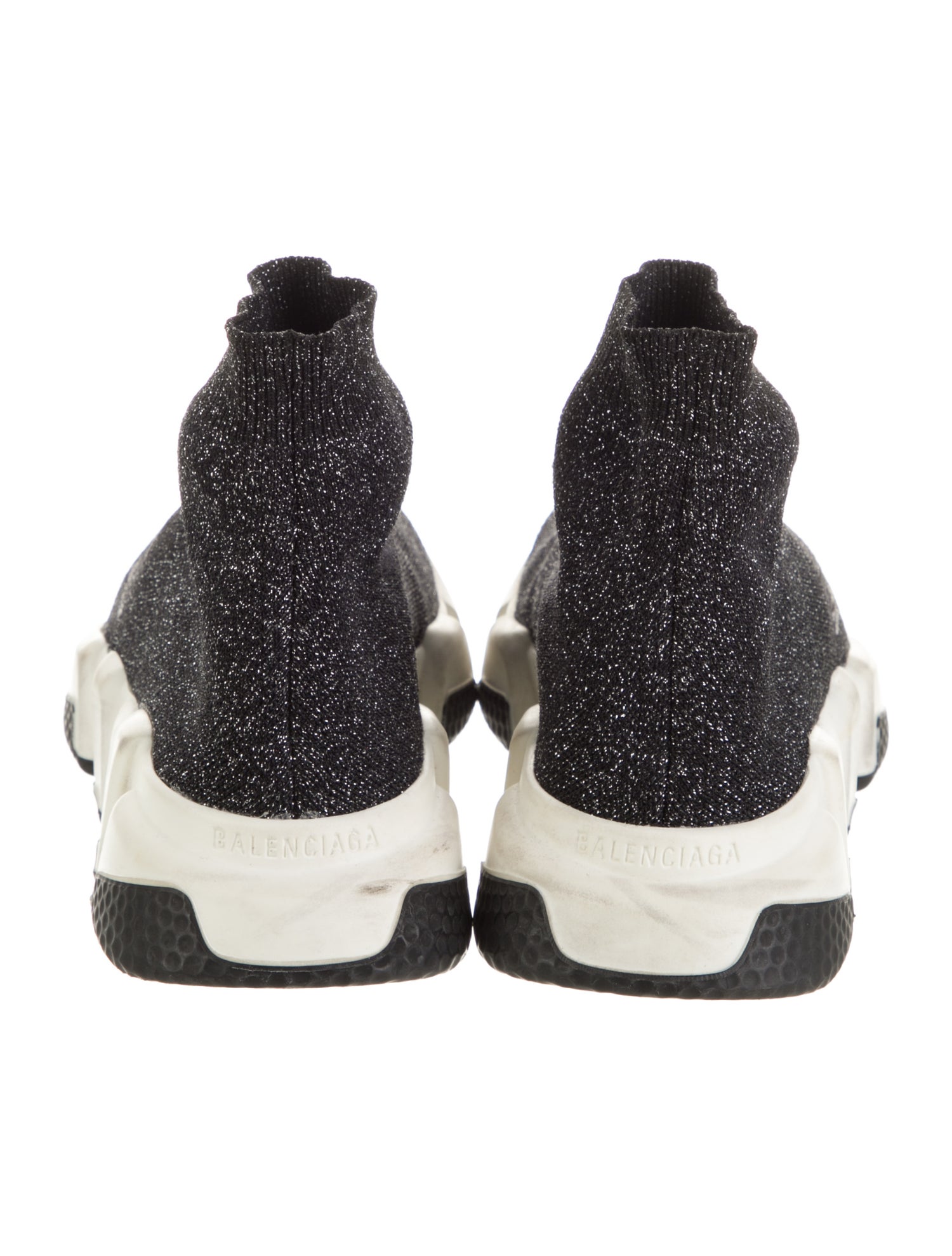 Balenciaga Speed Trainer 'Glitter' Sock Sneakers