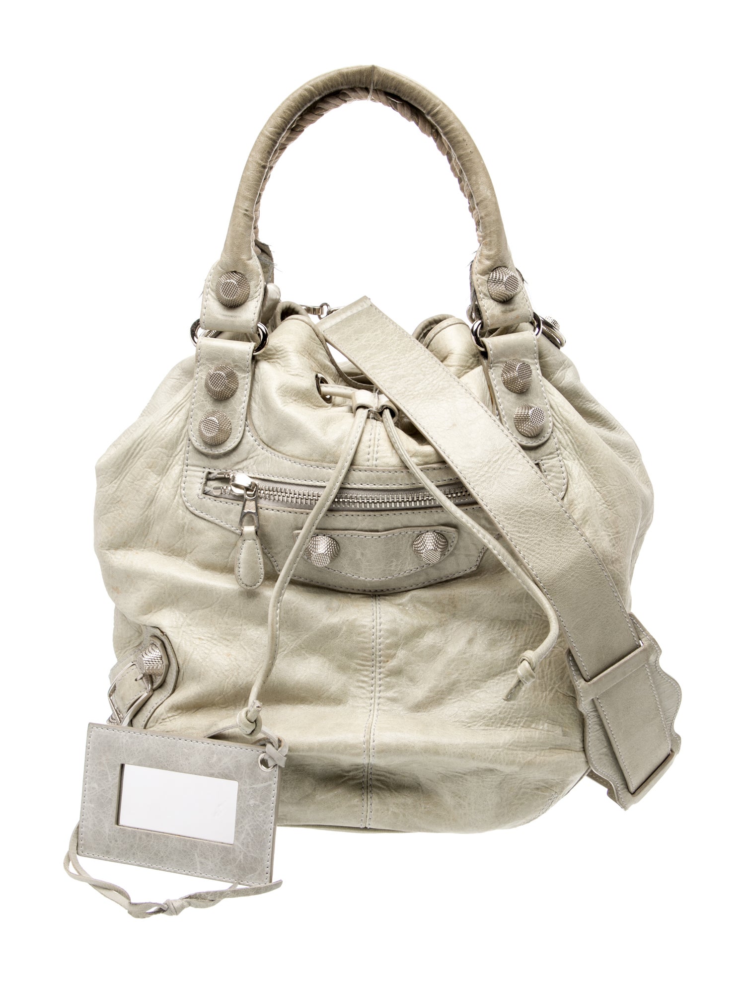 Balenciaga Leather Pompon