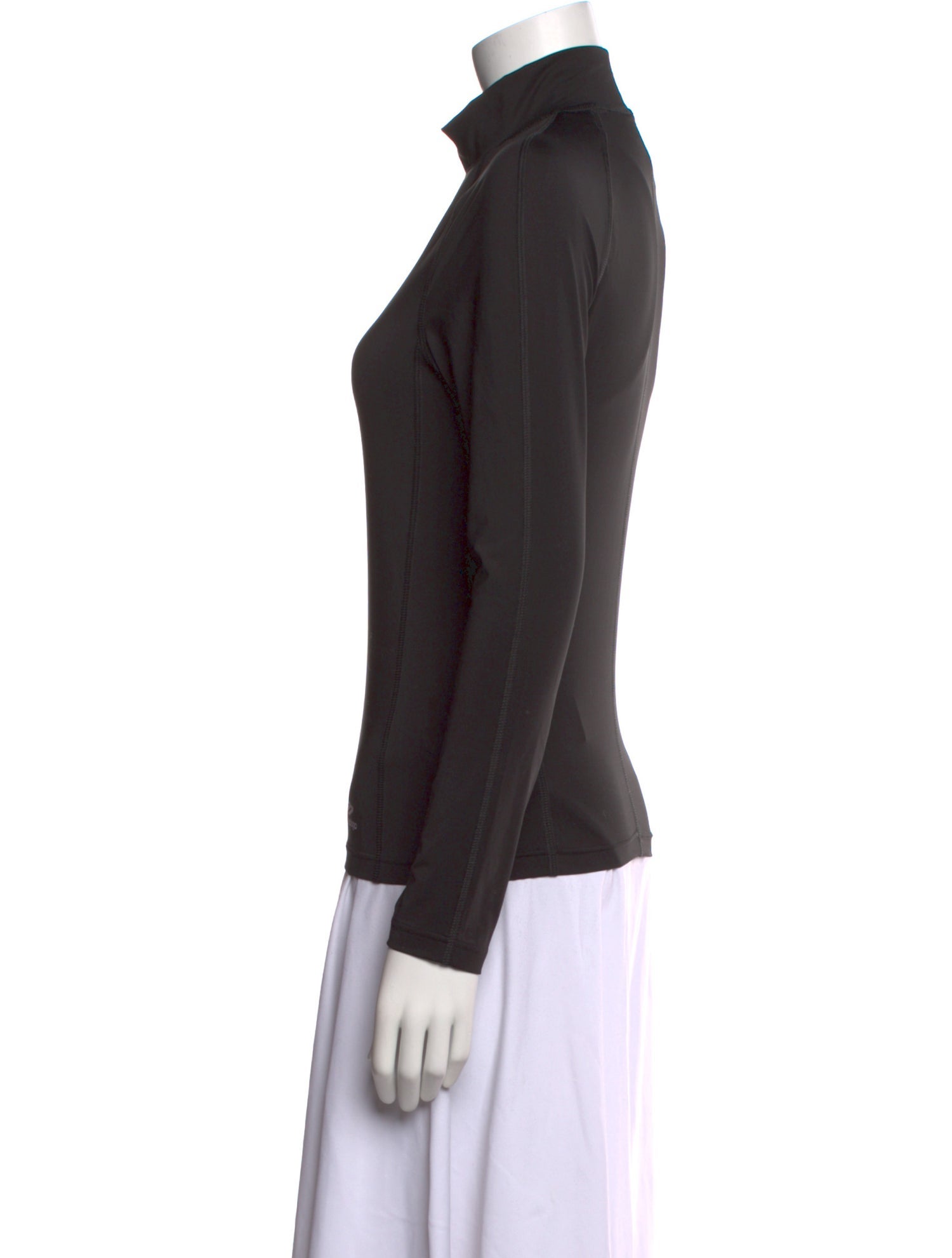 Balenciaga Activewear Logo Turtleneck Sweatshirt