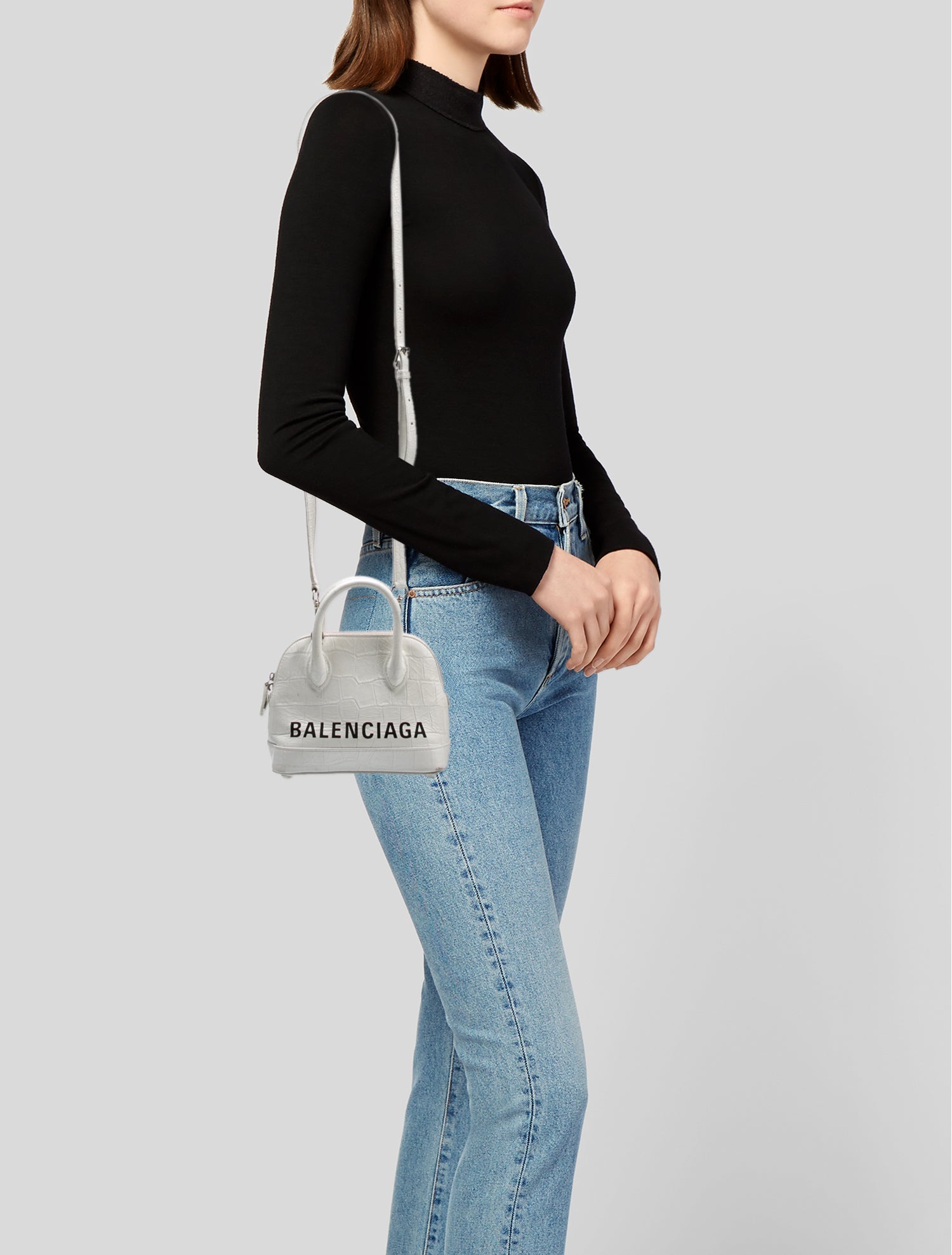 Balenciaga Leather Top Handle Bag