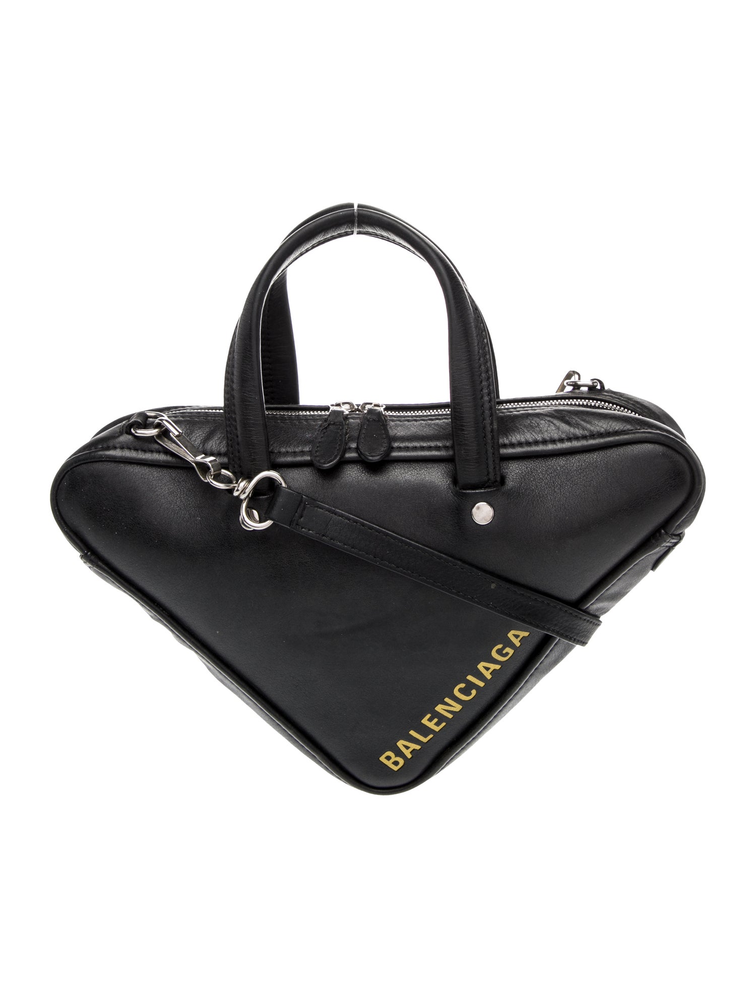 Balenciaga Leather Triangle XS