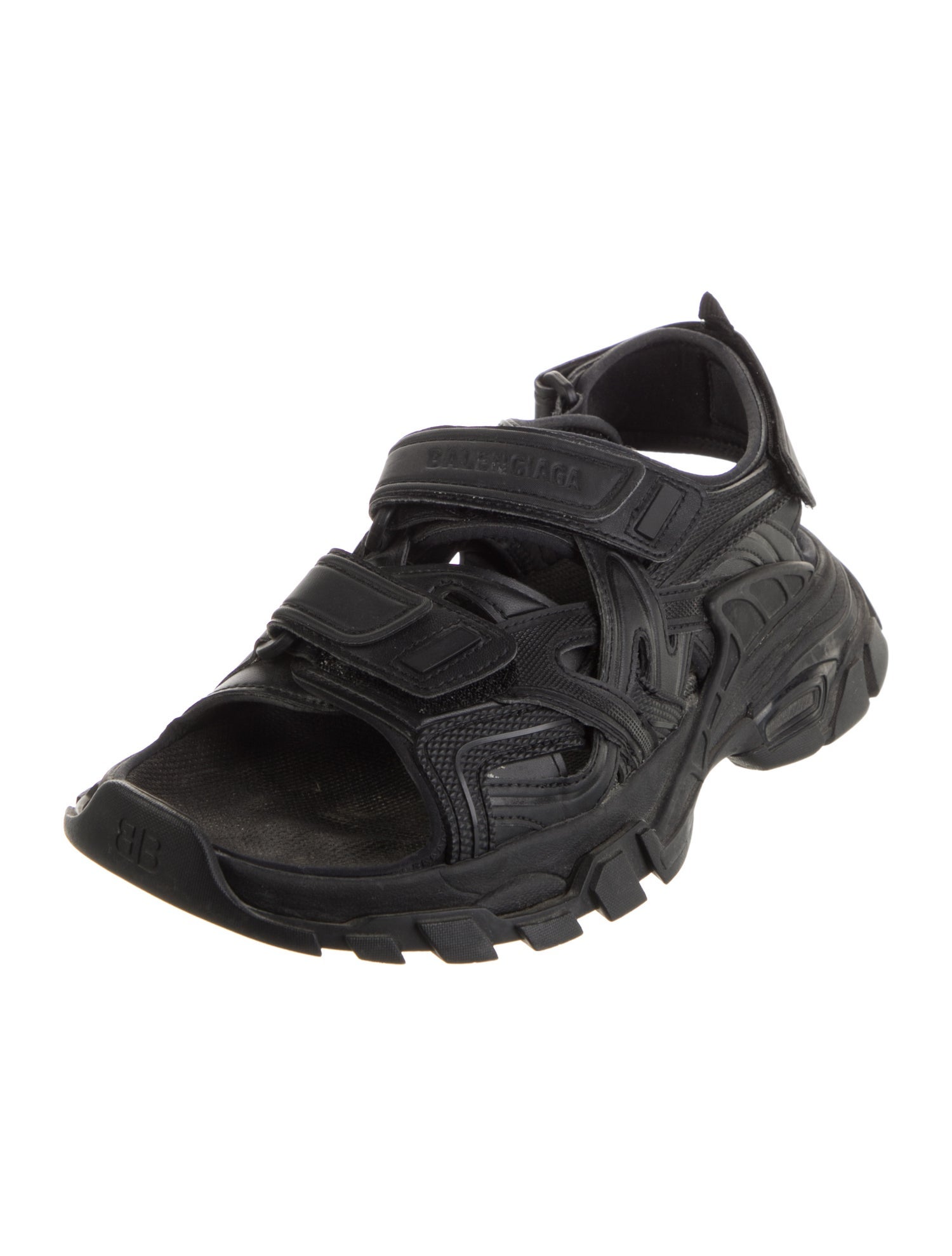 Balenciaga Leather Slingback Sandals