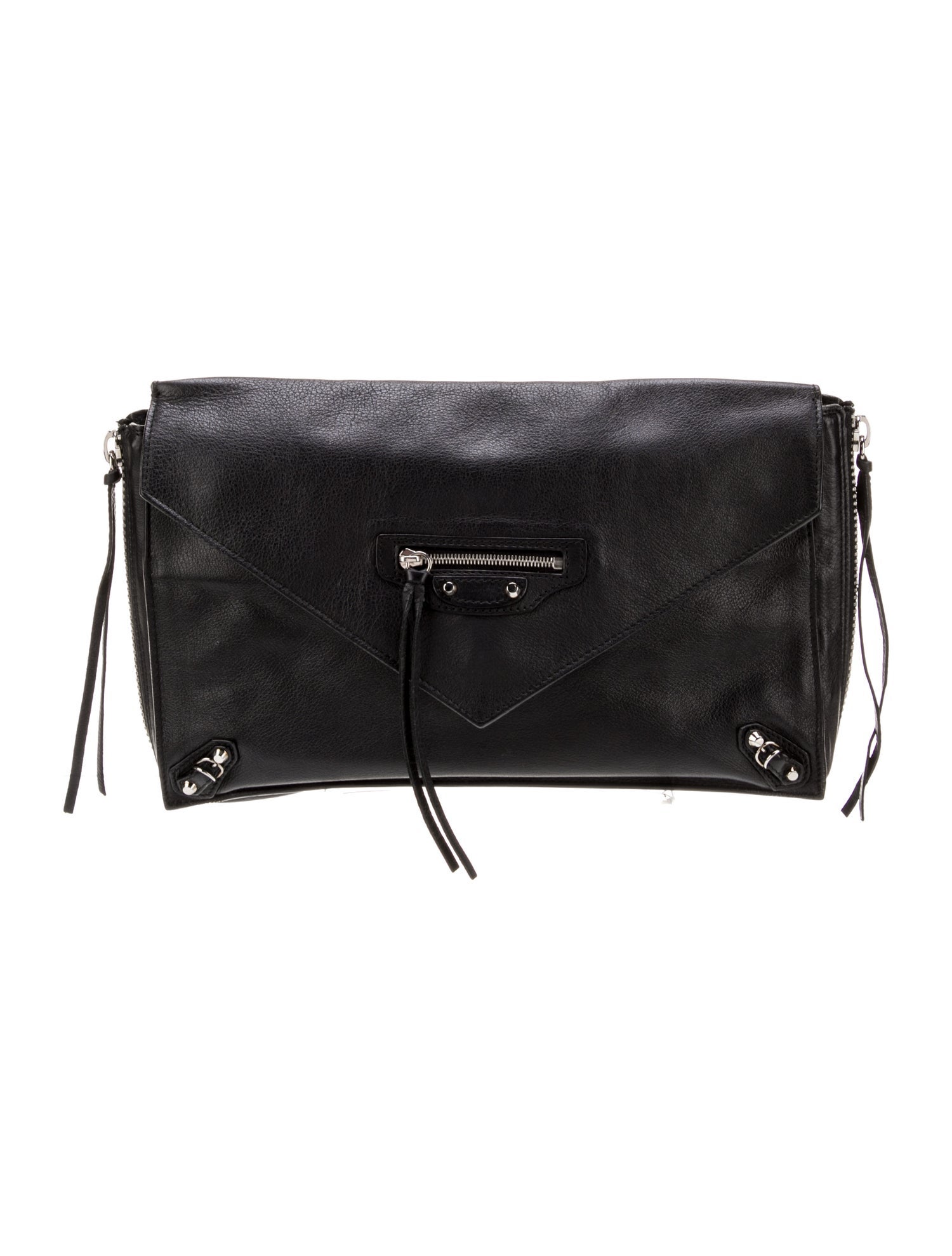 Balenciaga Leather Motocross City Metallic Edge