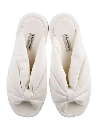 Balenciaga Leather Slides