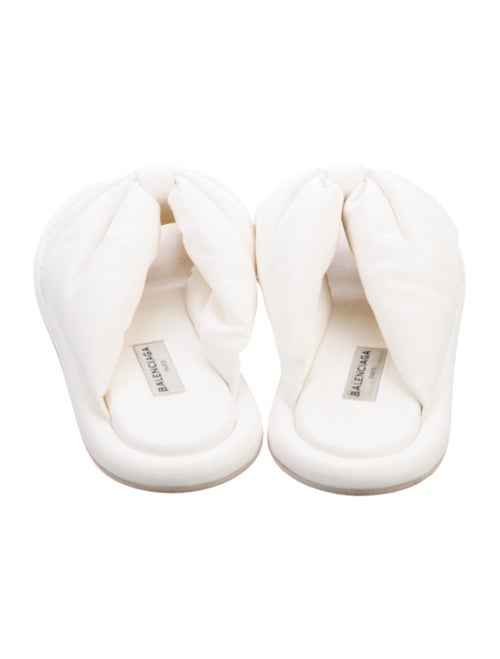 Balenciaga Leather Slides