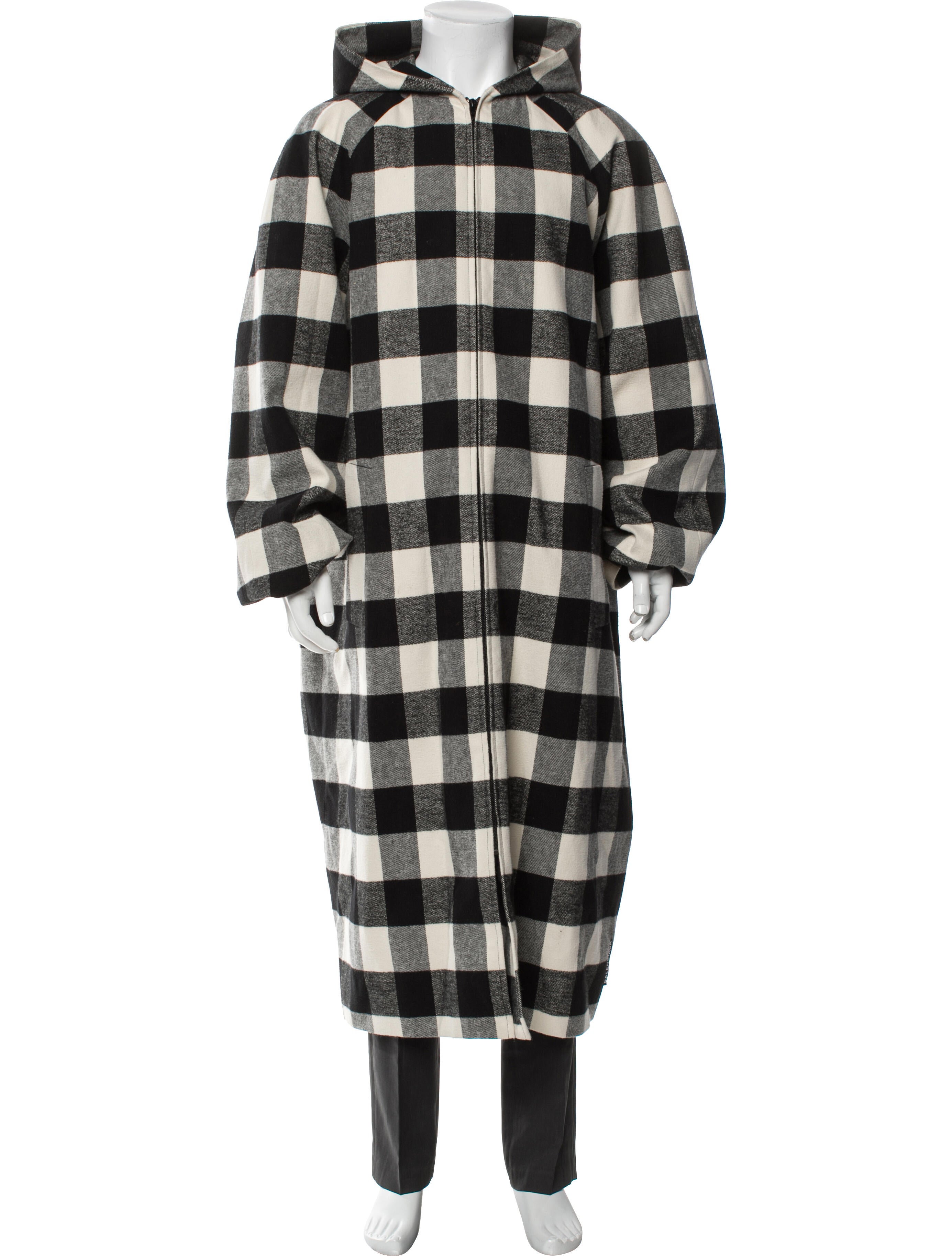 Balenciaga 2019 Plaid Print Jacket