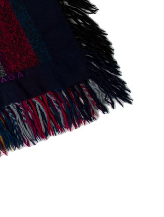 Balenciaga Wool Striped Scarf