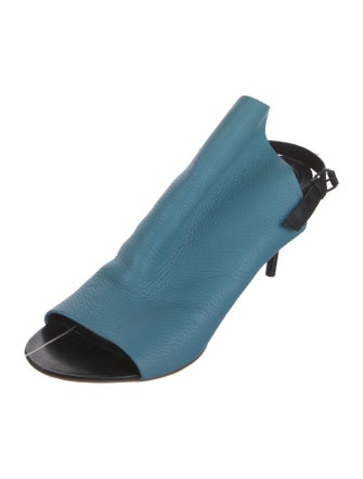 Balenciaga Leather Slingback Sandals