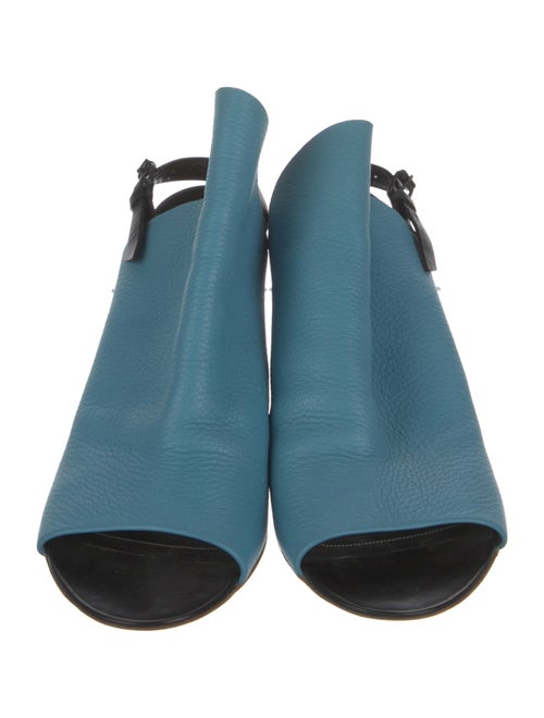 Balenciaga Leather Slingback Sandals