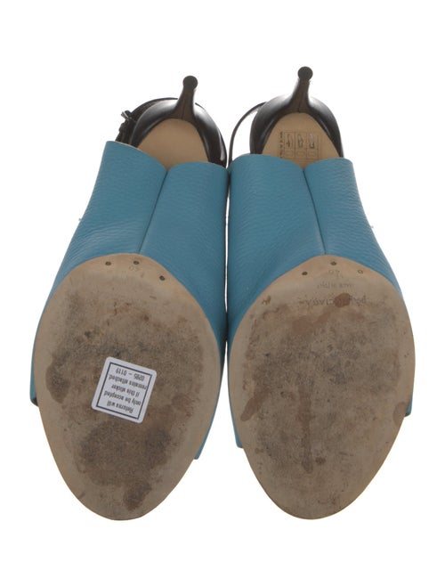 Balenciaga Leather Slingback Sandals