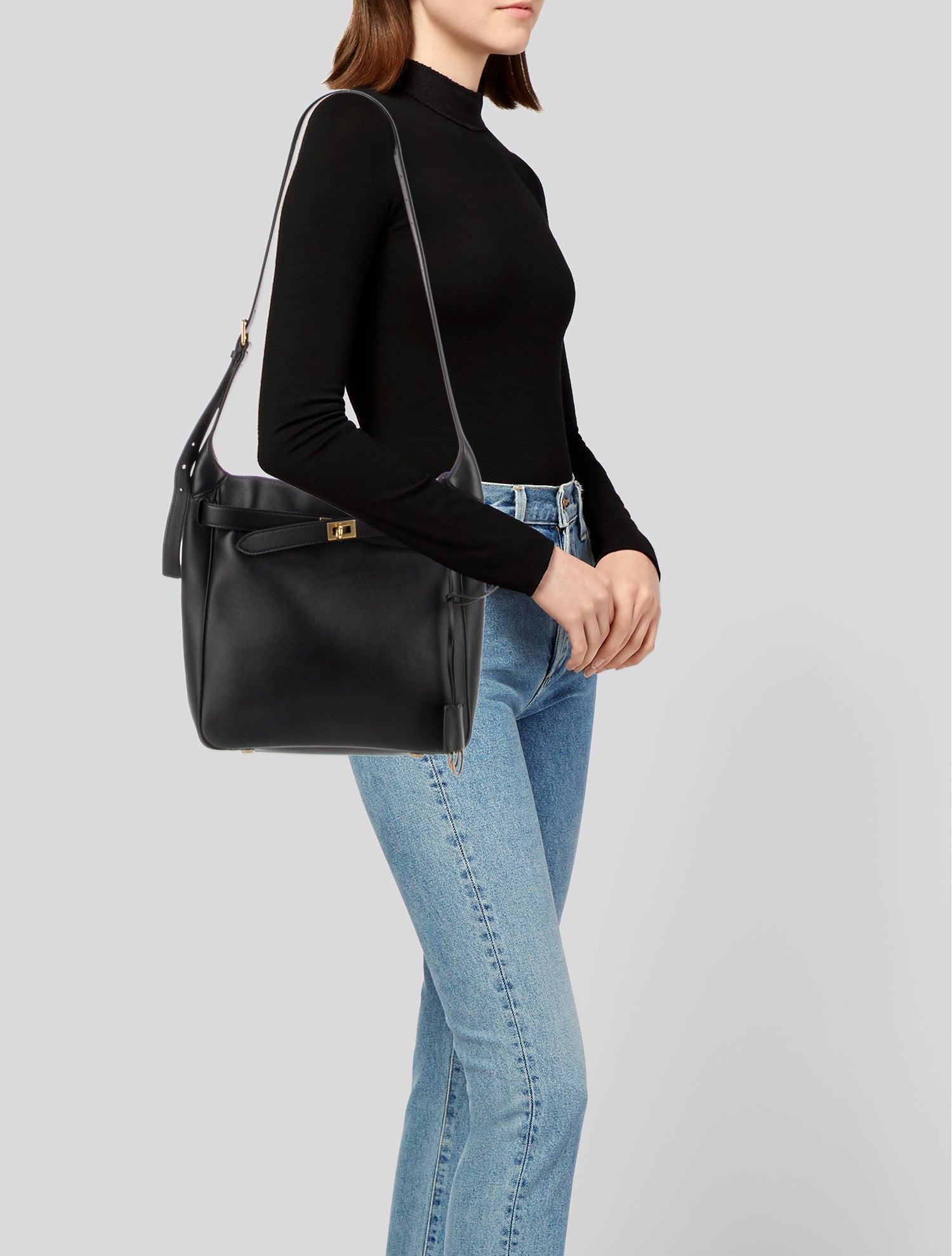 Balenciaga Leather Bel Air Small 2024