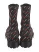 Balenciaga Printed Combat Boots