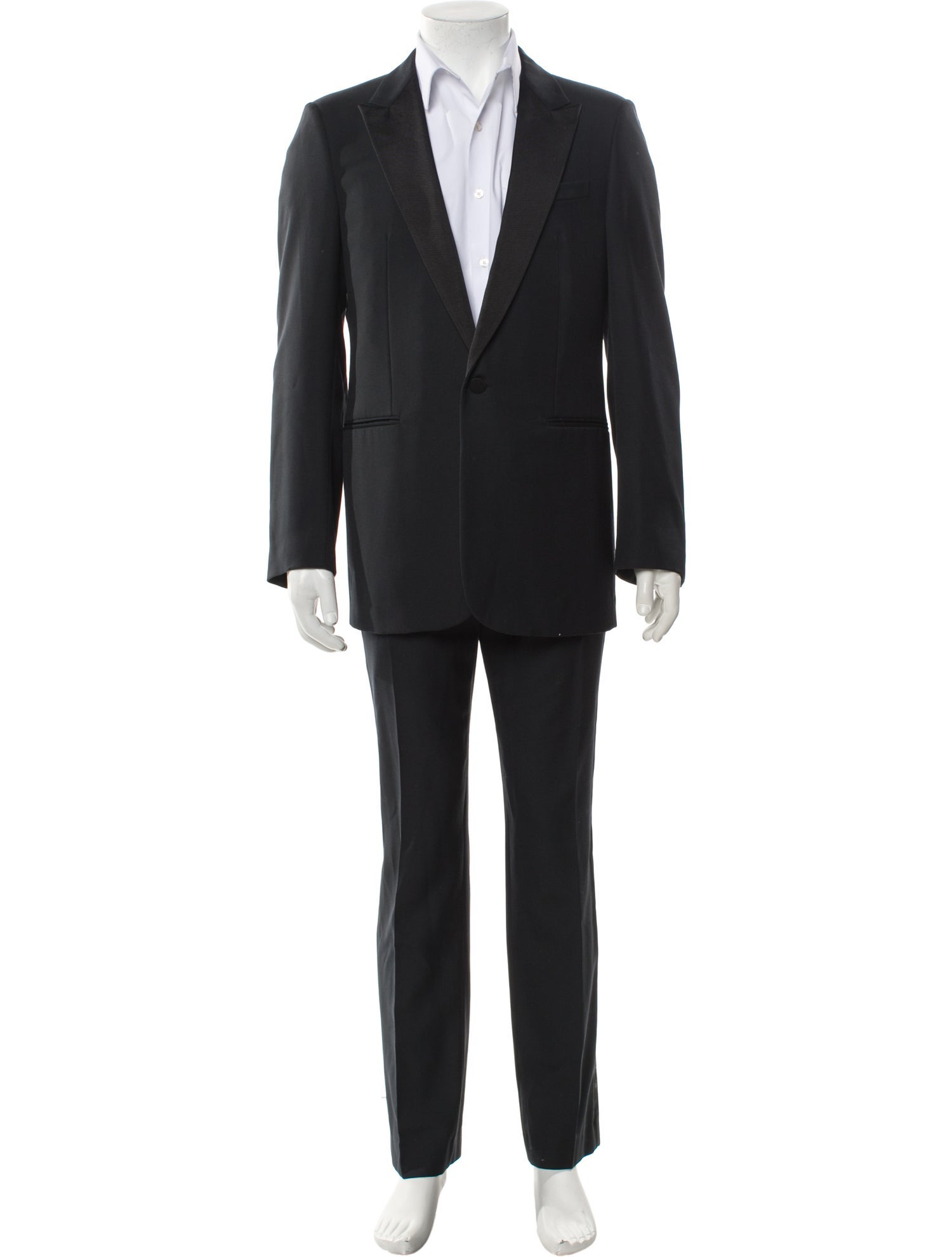 Balenciaga Two Piece Virgin Wool Suit