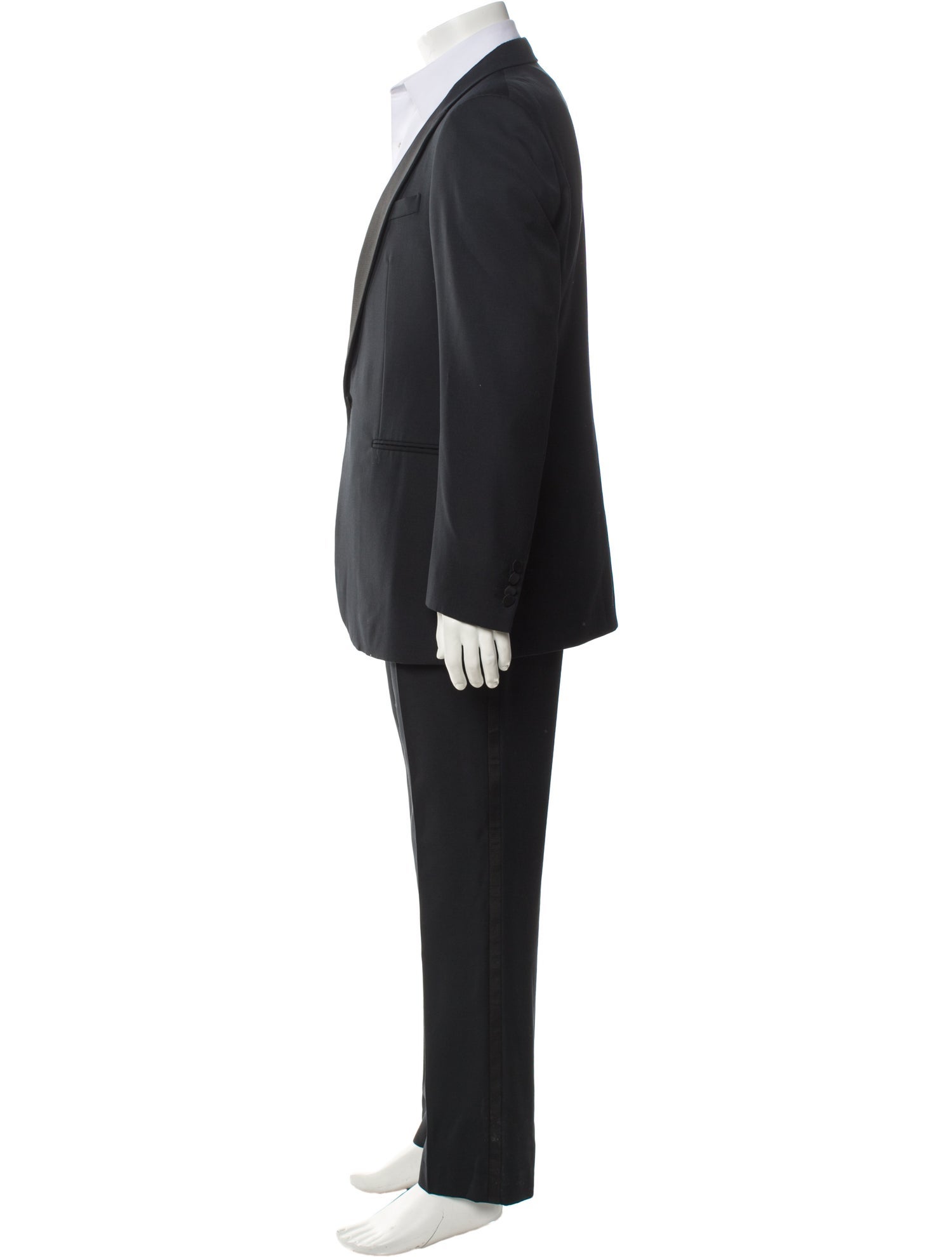 Balenciaga Two Piece Virgin Wool Suit