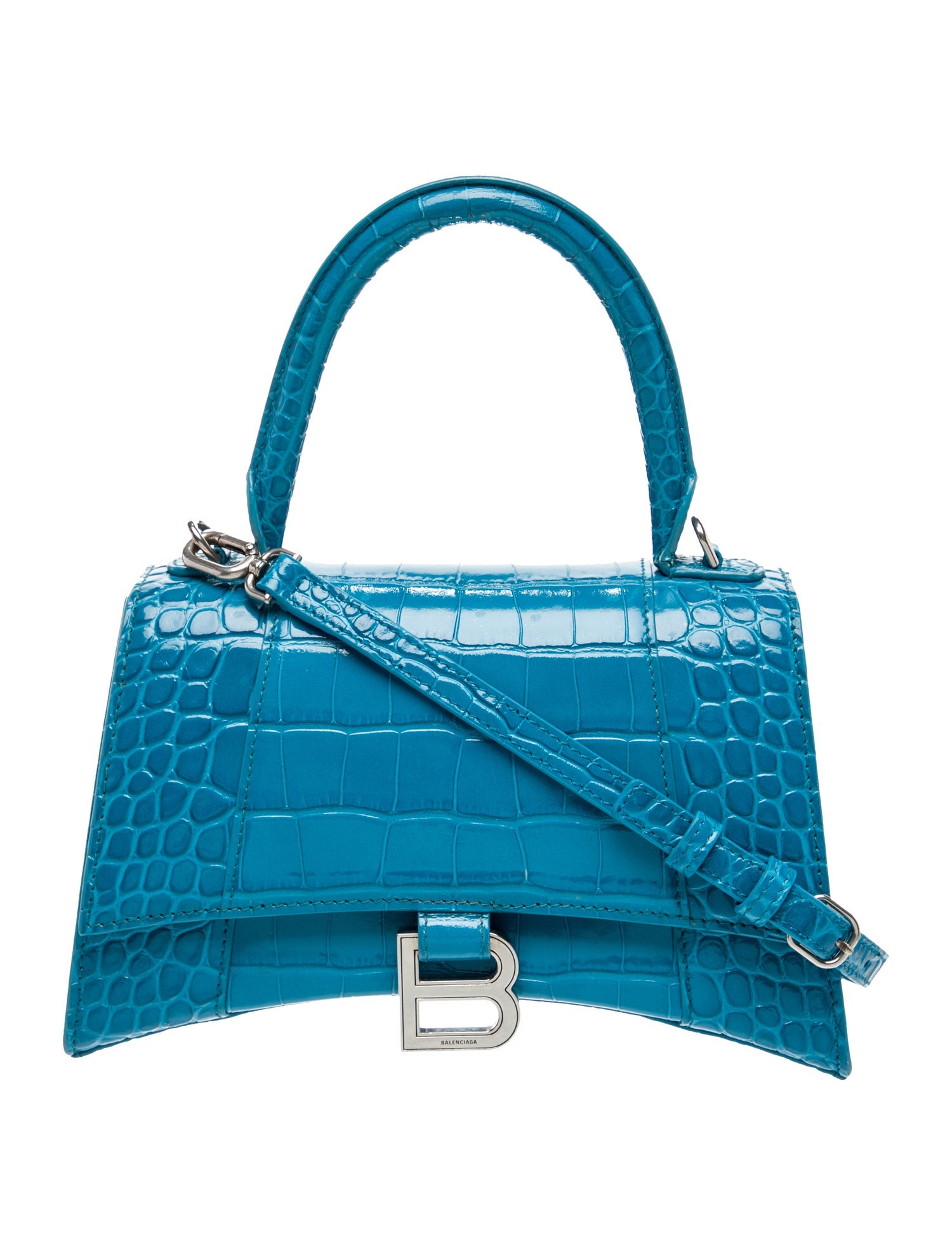 Balenciaga Embossed Leather Hourglass Small