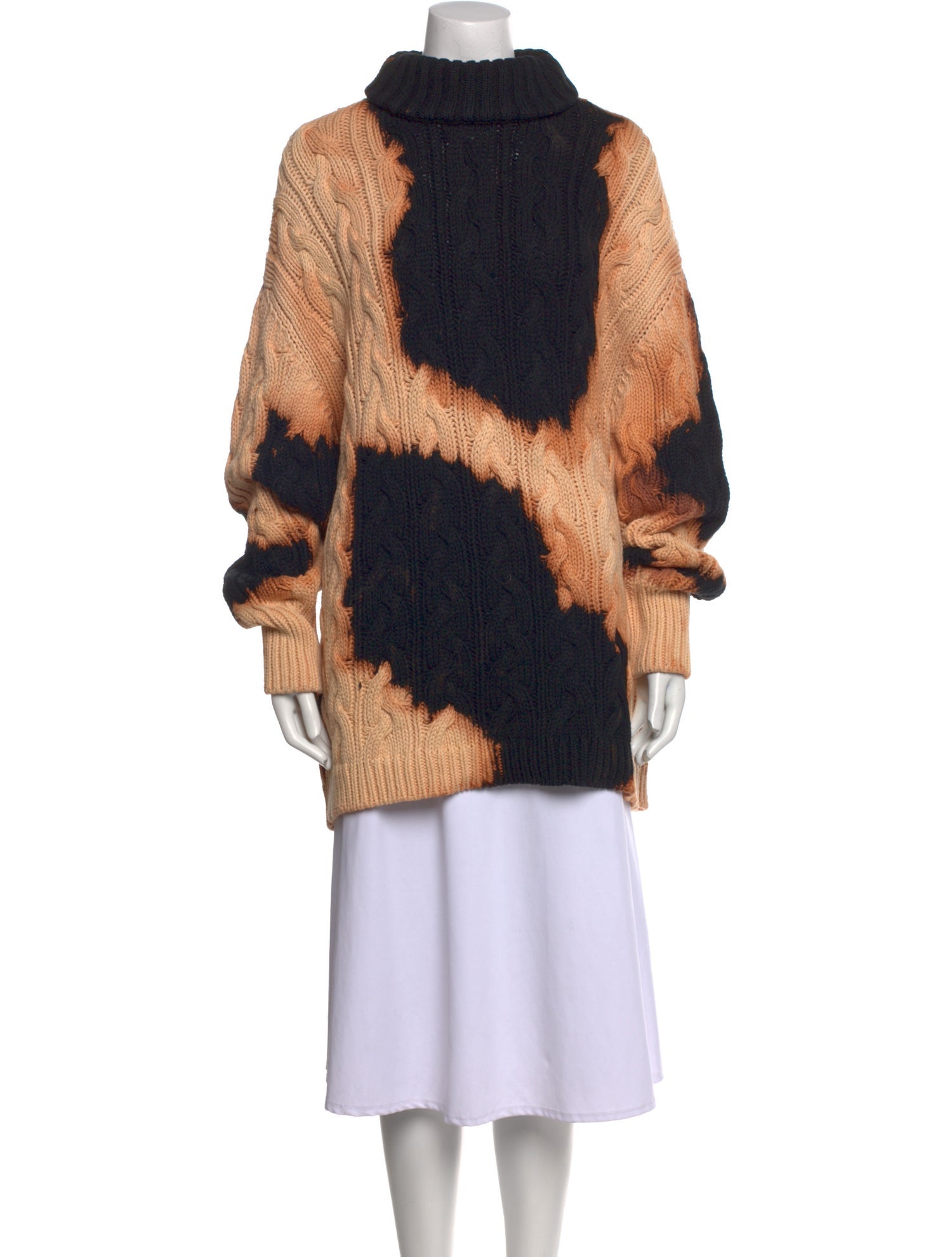 Balenciaga 2018 Colorblock Pattern Sweater