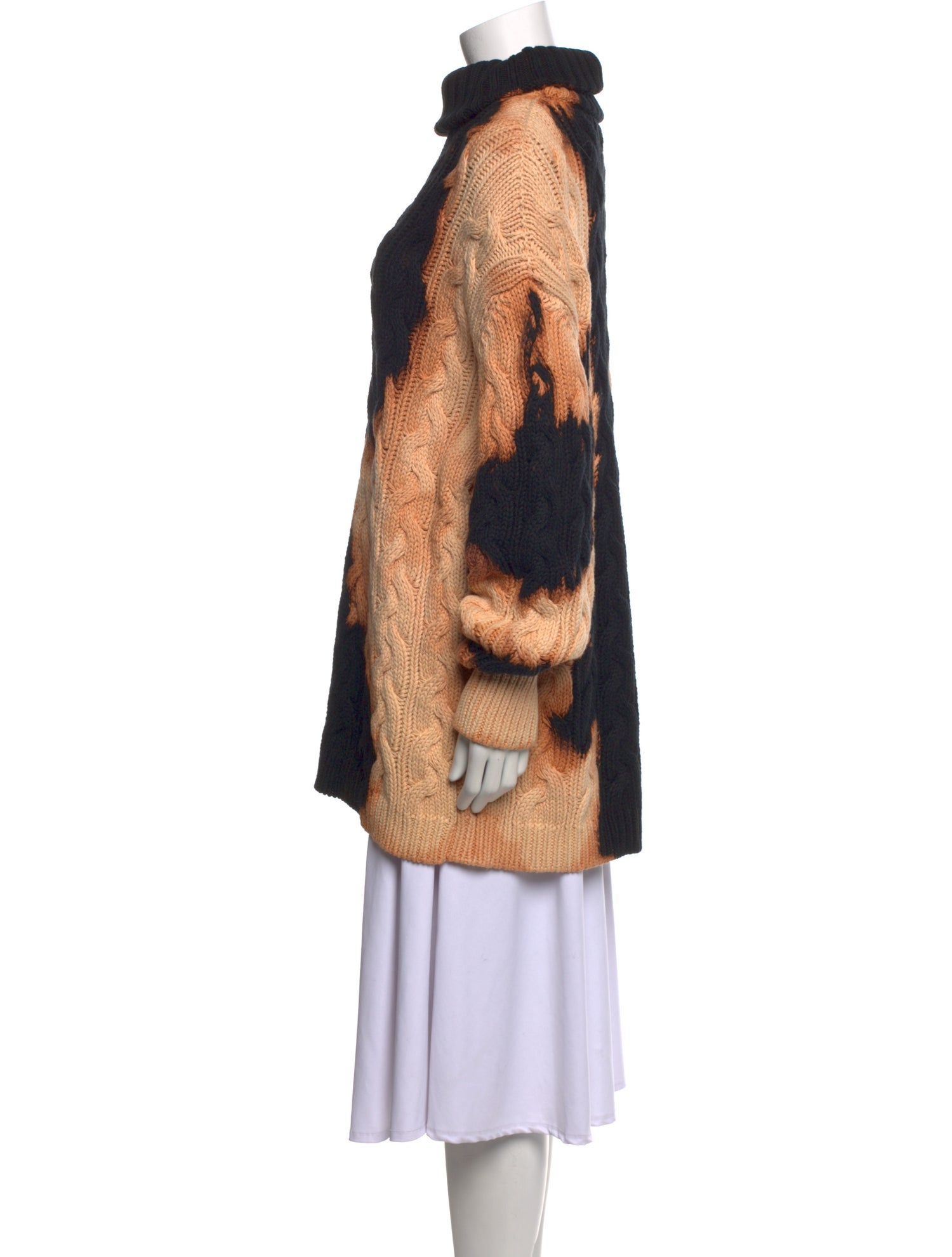 Balenciaga 2018 Colorblock Pattern Sweater