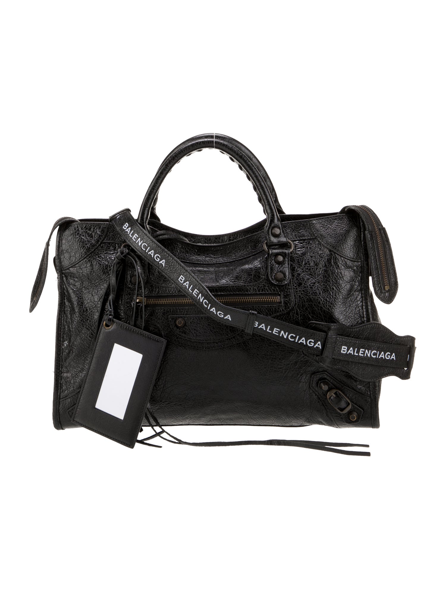 Balenciaga Leather Motocross Classic City