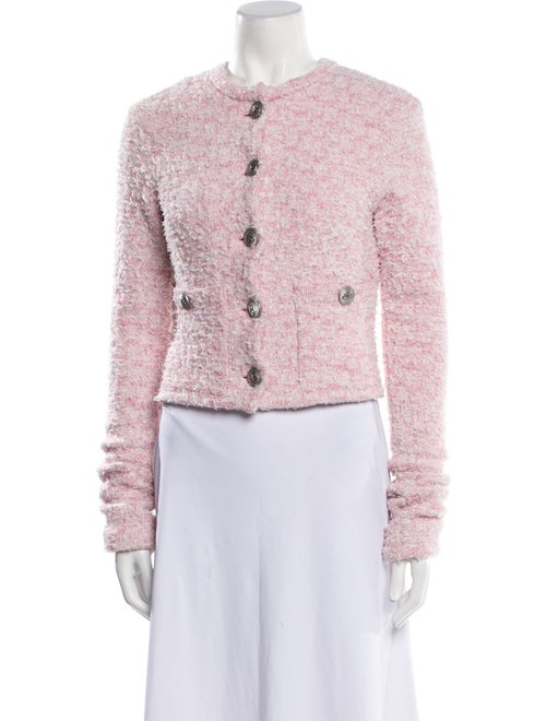 Balenciaga 2024 Tweed Pattern Evening Jacket