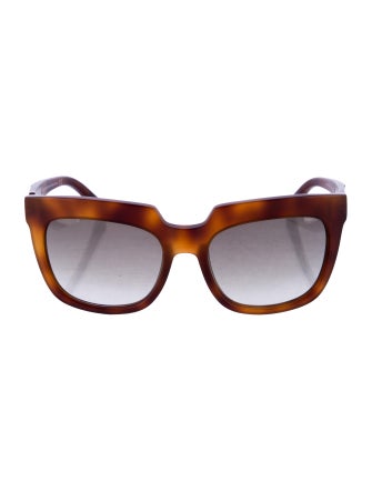 Balenciaga Tortoiseshell Oversize Sunglasses
