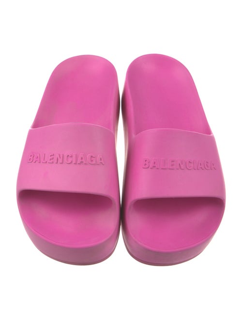 Balenciaga Rubber Printed Slides