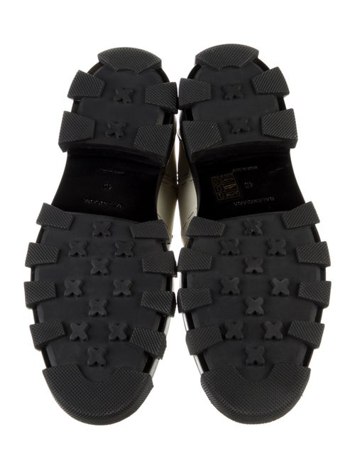 Balenciaga Leather Colorblock Pattern Chelsea Boots