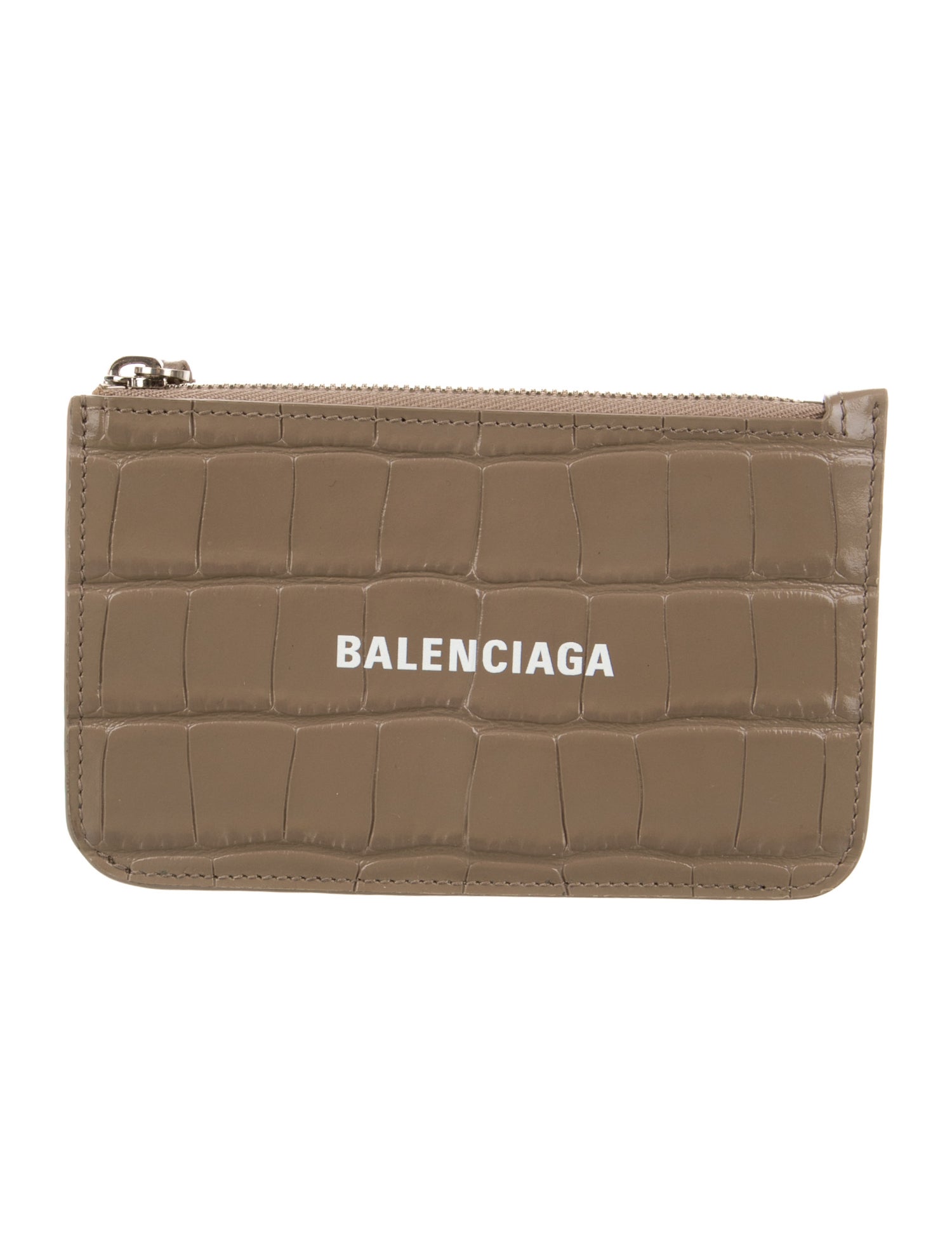 Balenciaga 2021 Embossed Leather Wallet w/ Tags