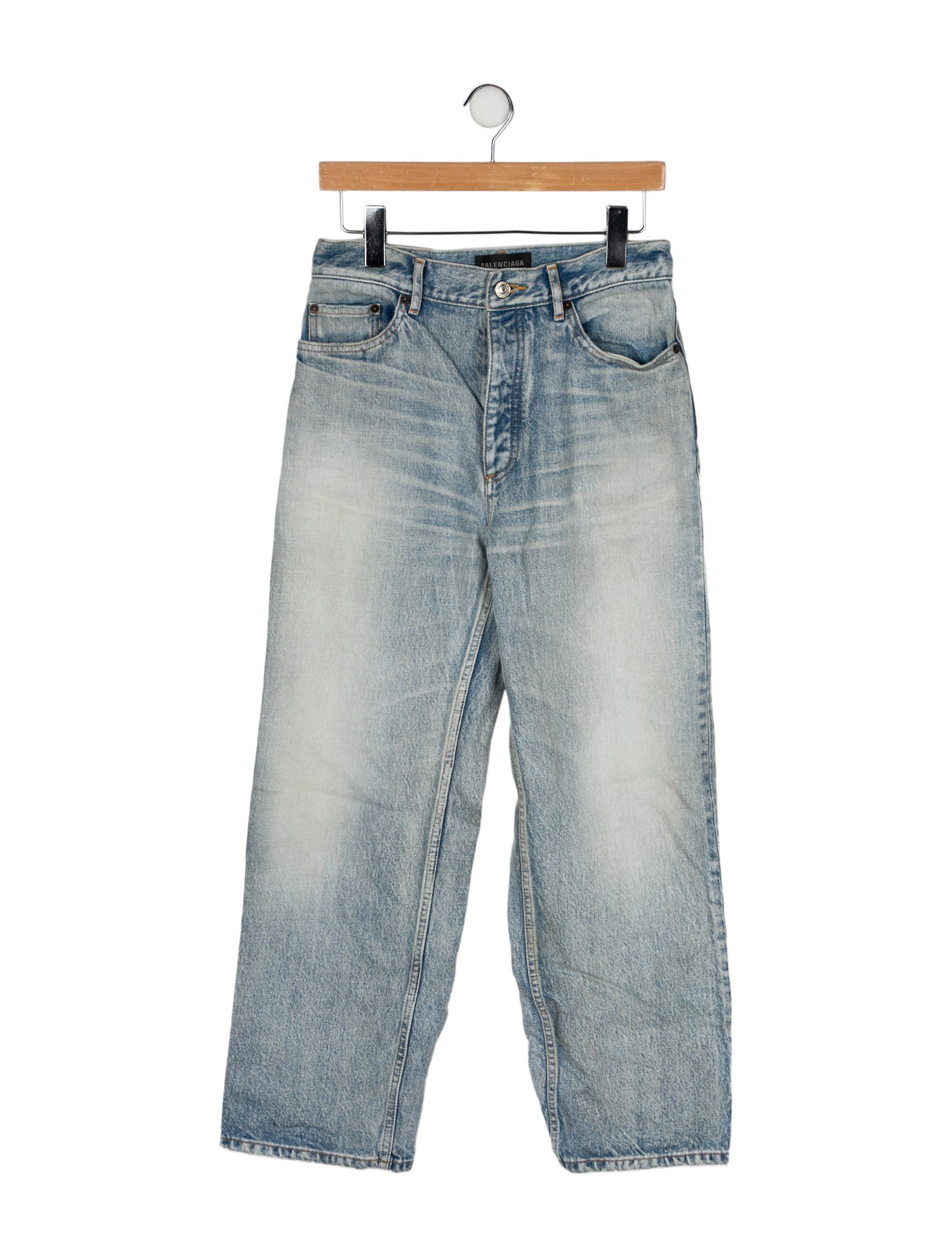 Balenciaga 2022 Wide Leg Jeans