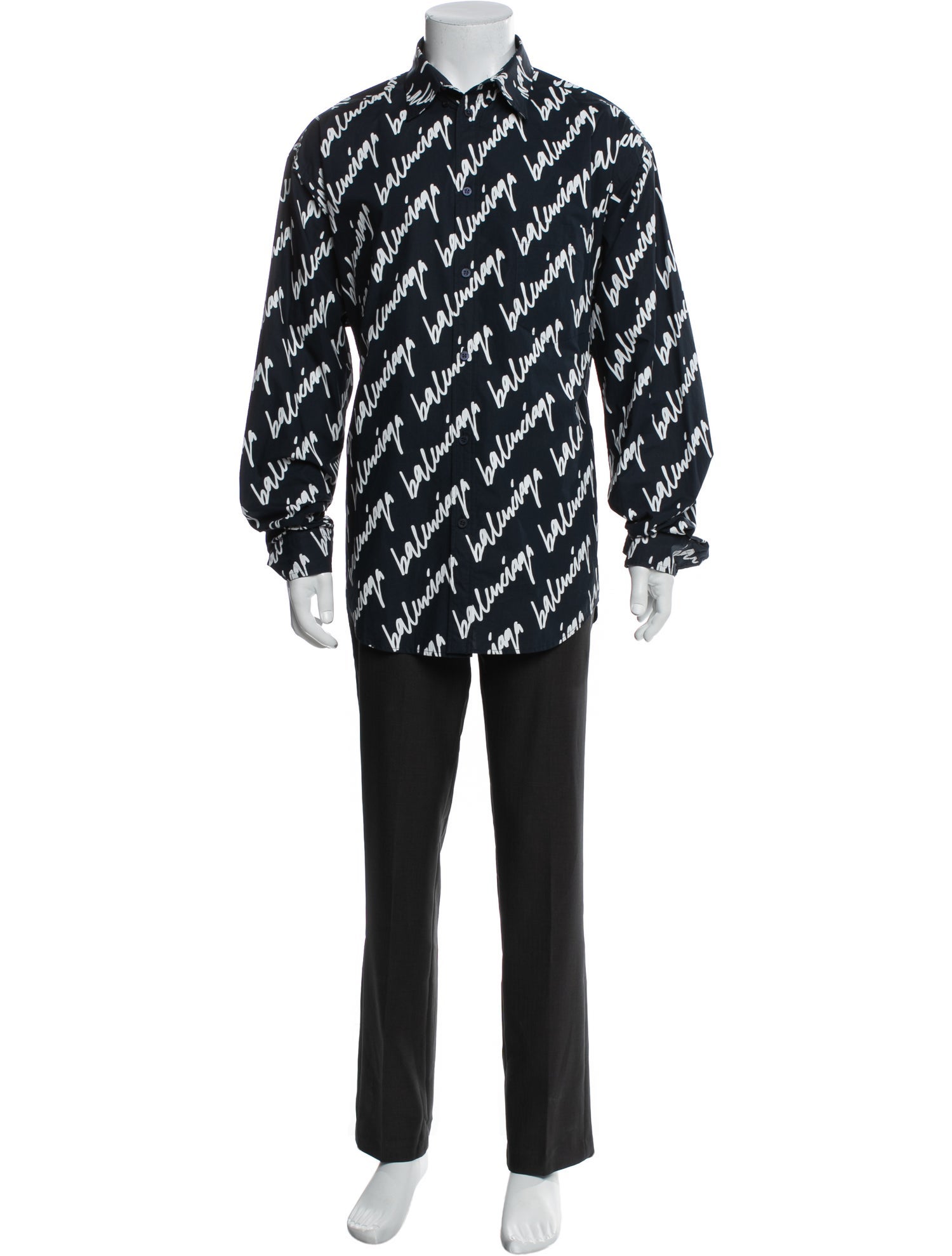 Balenciaga 2021 Printed Shirt