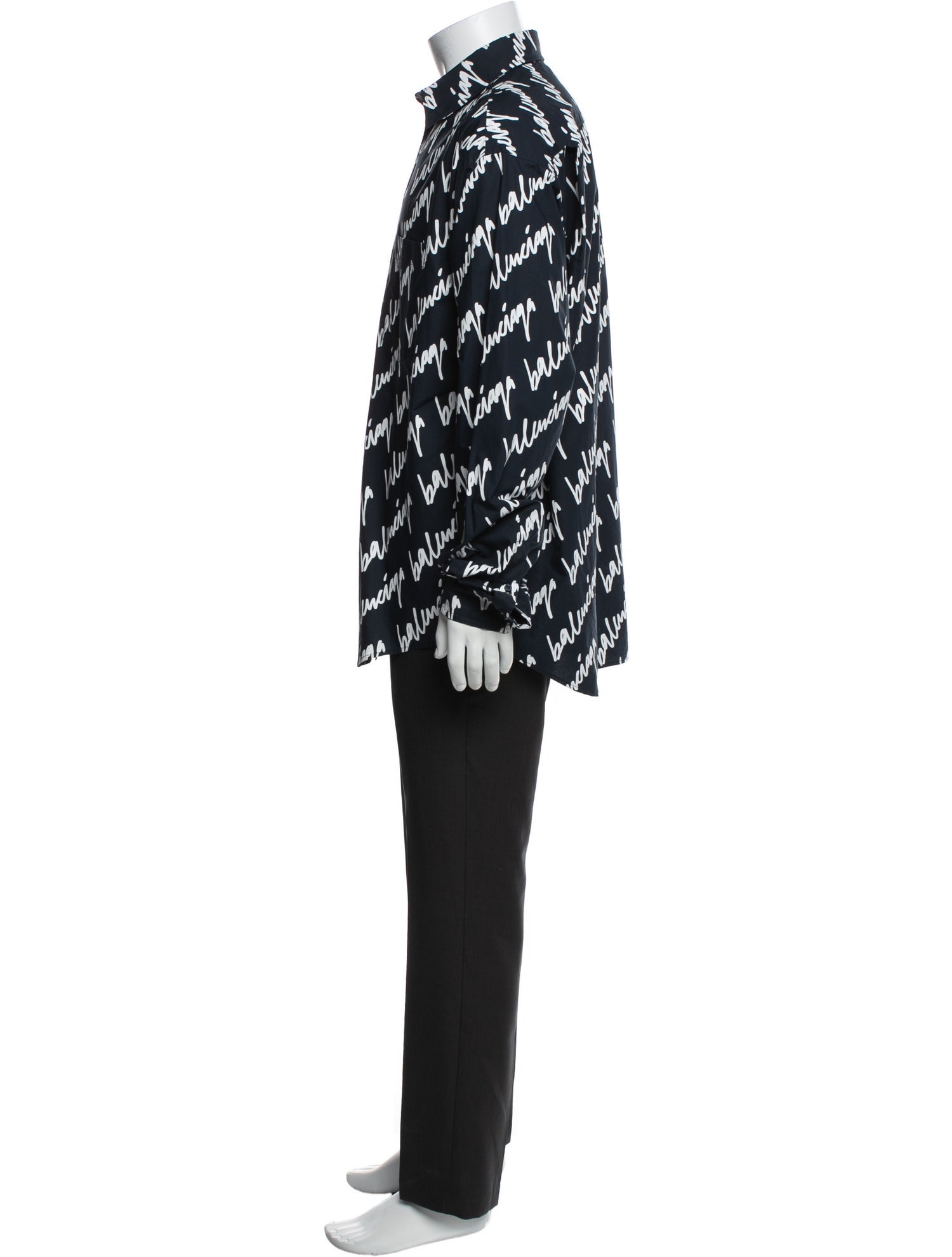 Balenciaga 2021 Printed Shirt