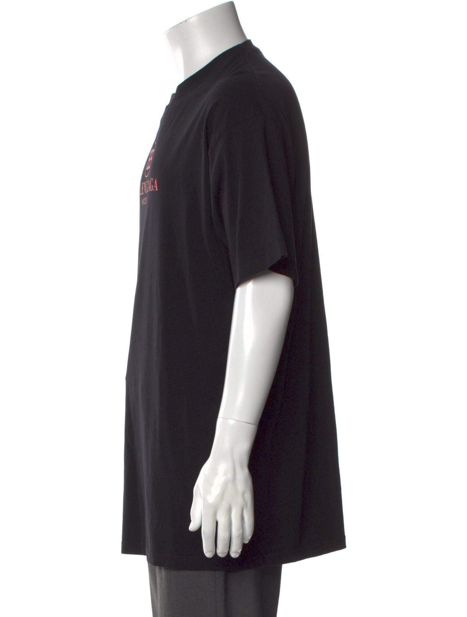 Balenciaga Graphic Print Crew Neck T-Shirt