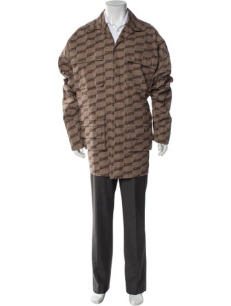 Balenciaga 2022 'BB Monogram' Overcoat
