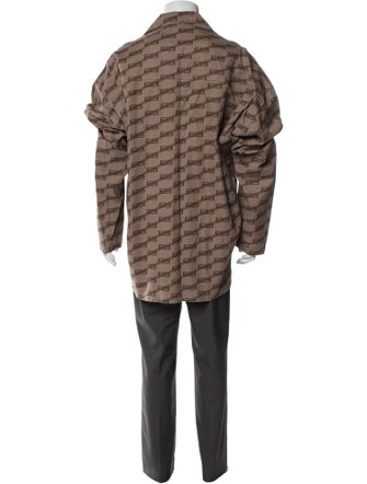 Balenciaga 2022 'BB Monogram' Overcoat