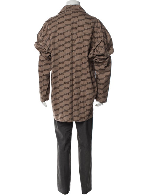 Balenciaga 2022 'BB Monogram' Overcoat
