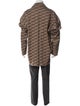 Balenciaga 2022 'BB Monogram' Overcoat