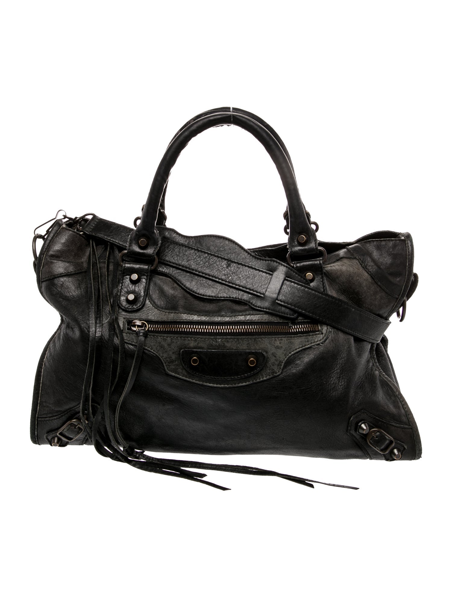 Balenciaga Leather Motocross Classic City