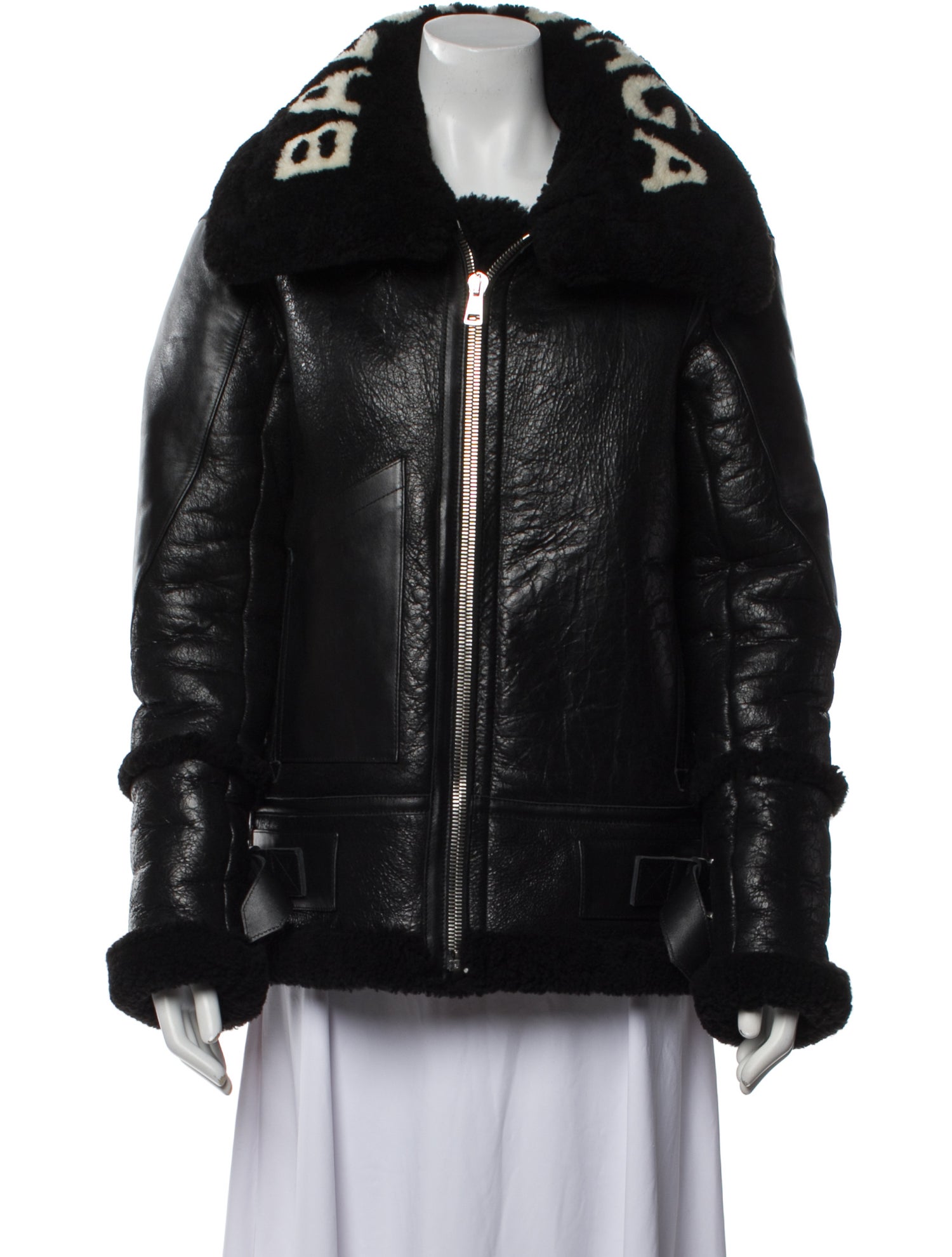 Balenciaga 2017 Shearling Fur Coat