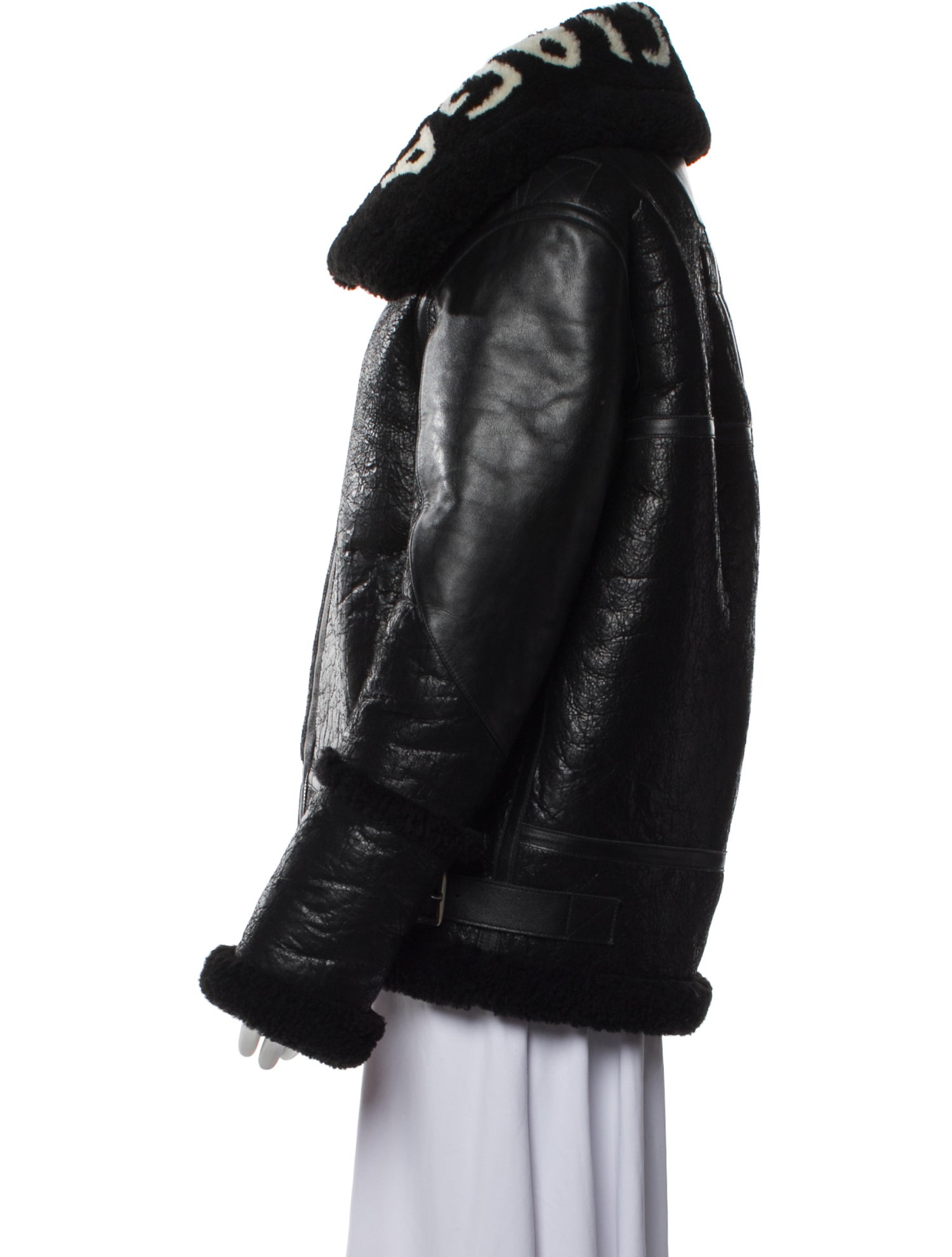 Balenciaga 2017 Shearling Fur Coat