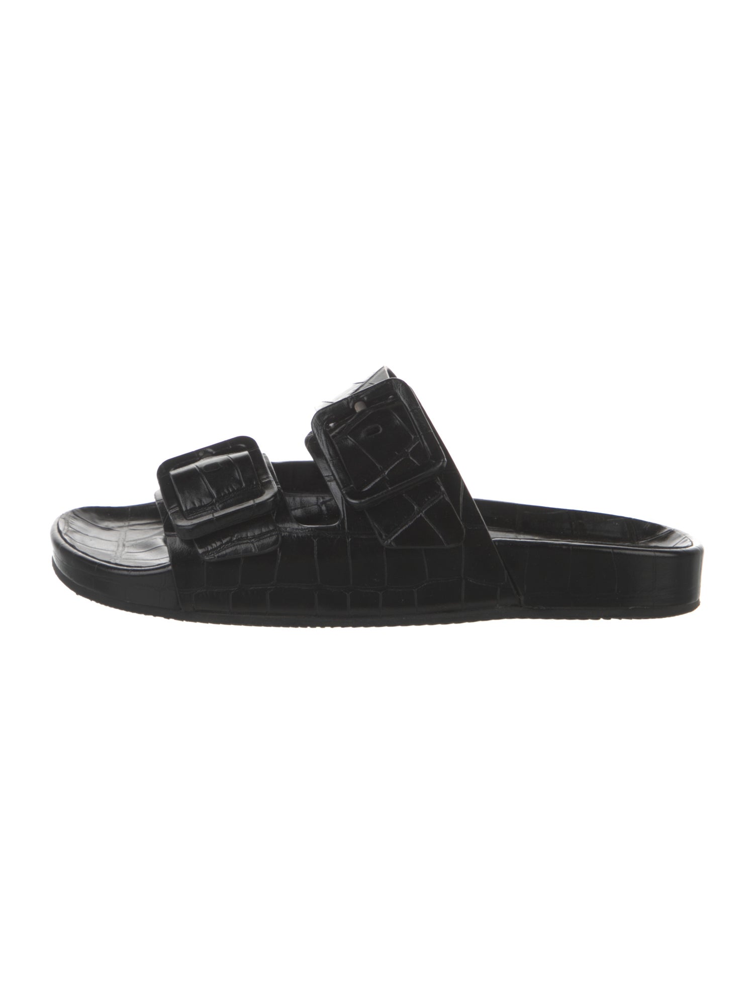 Balenciaga Leather Slides