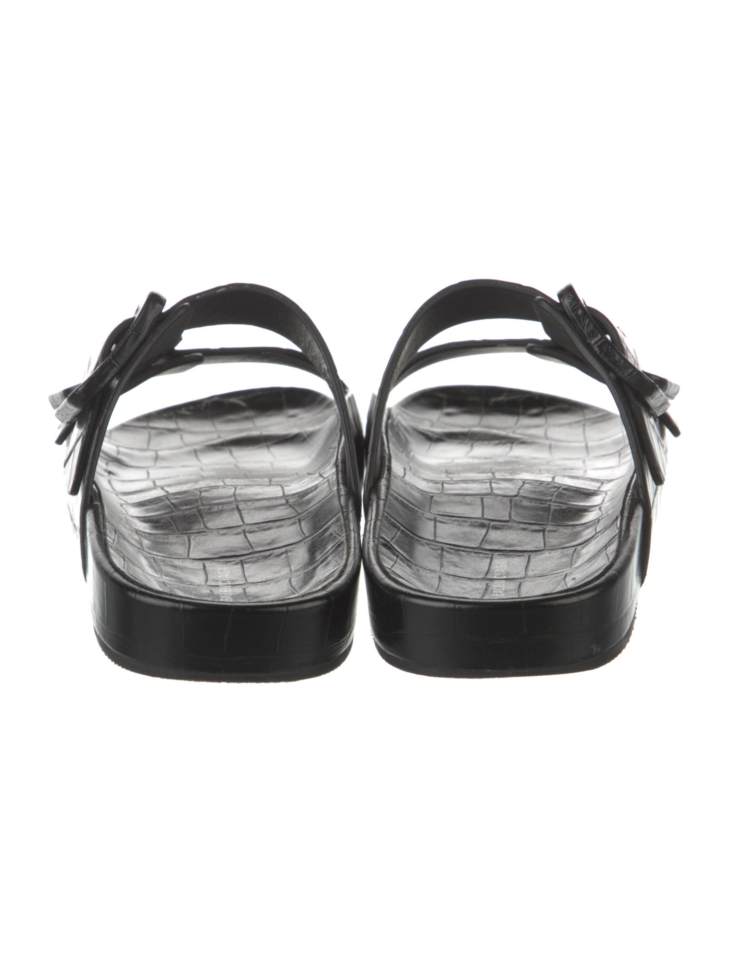 Balenciaga Leather Slides