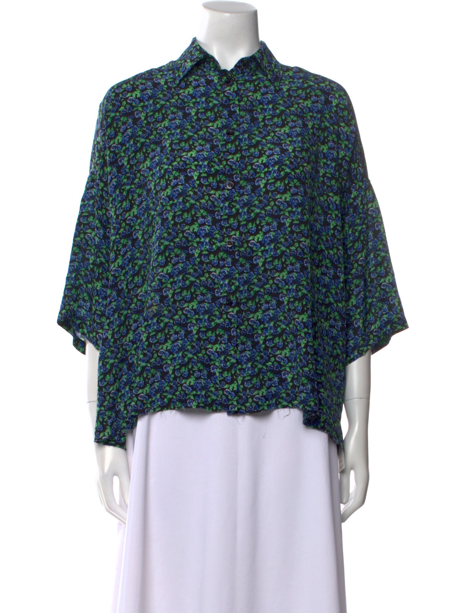 Balenciaga 2019 Silk Blouse