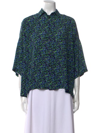 Balenciaga 2019 Silk Blouse