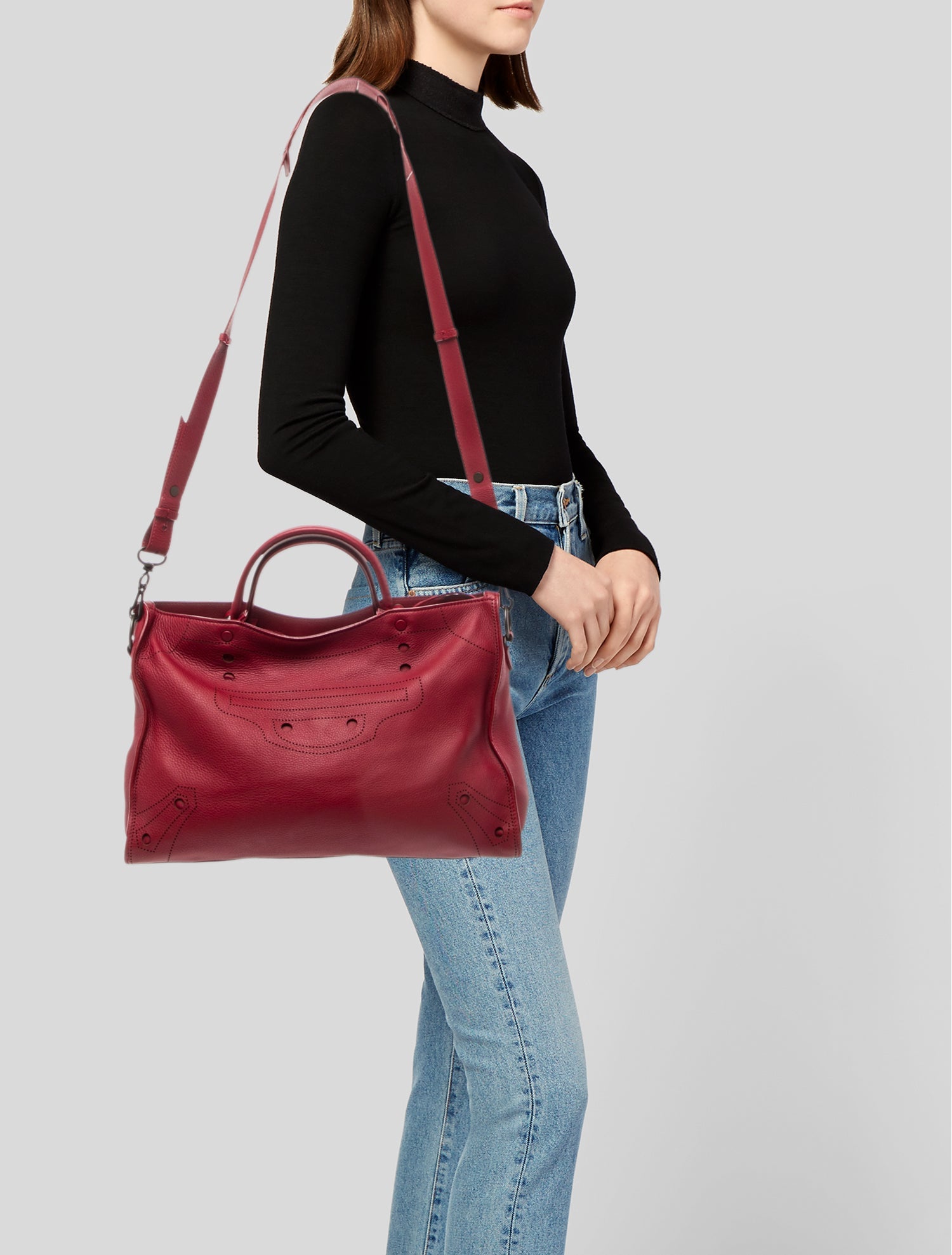 Balenciaga Leather Shoulder Bag