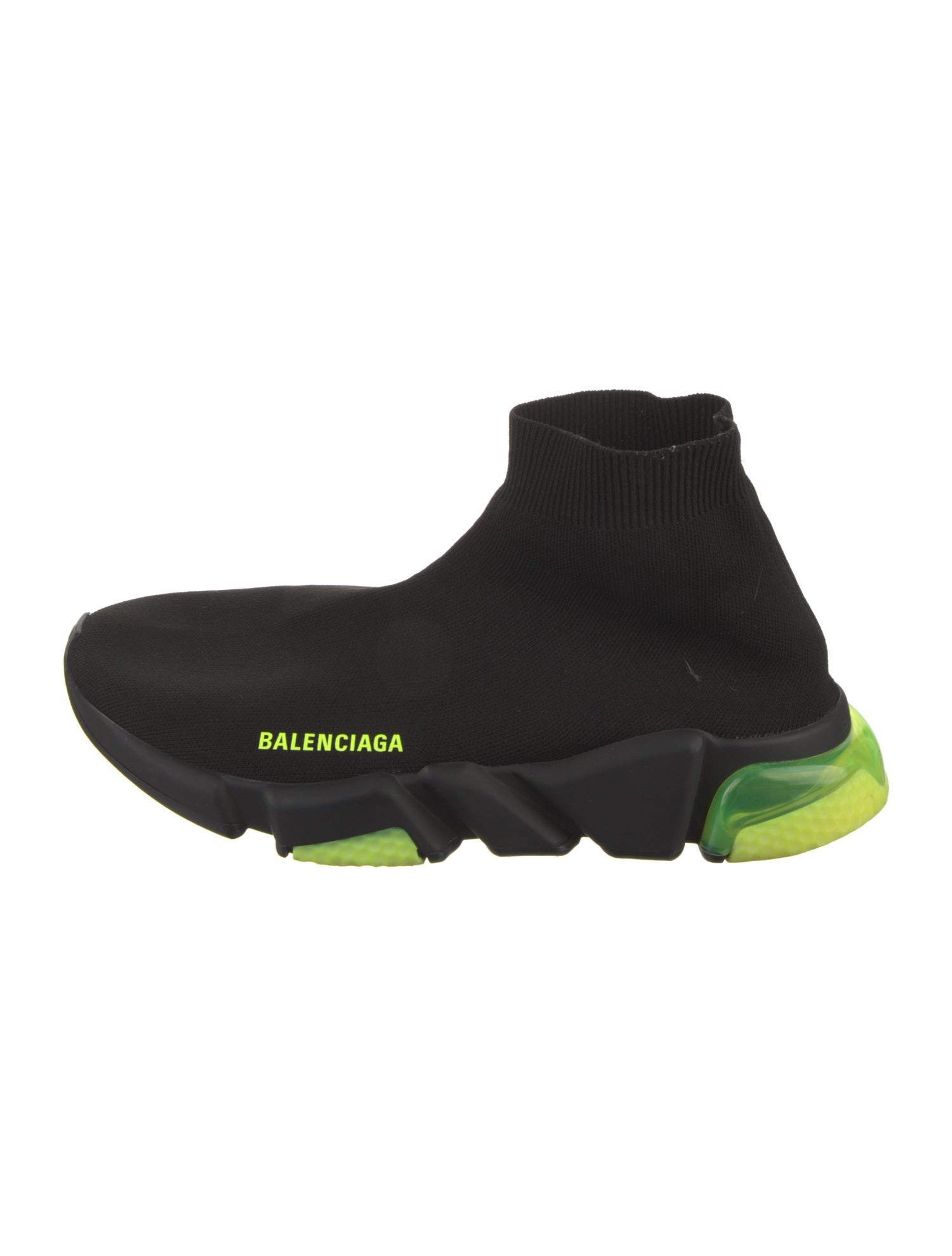 Balenciaga Speed Trainer Clear Sole Sock Sneakers
