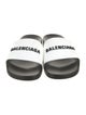 Balenciaga Rubber Graphic Print Slides