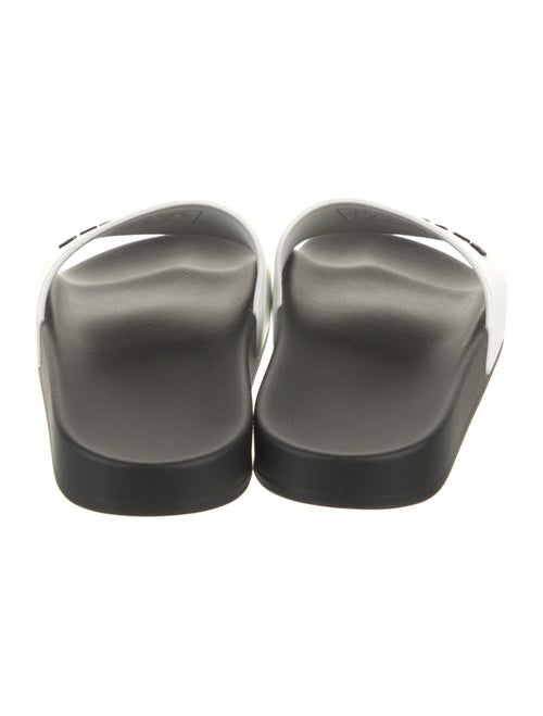 Balenciaga Rubber Graphic Print Slides