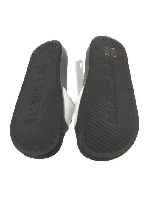 Balenciaga Rubber Graphic Print Slides