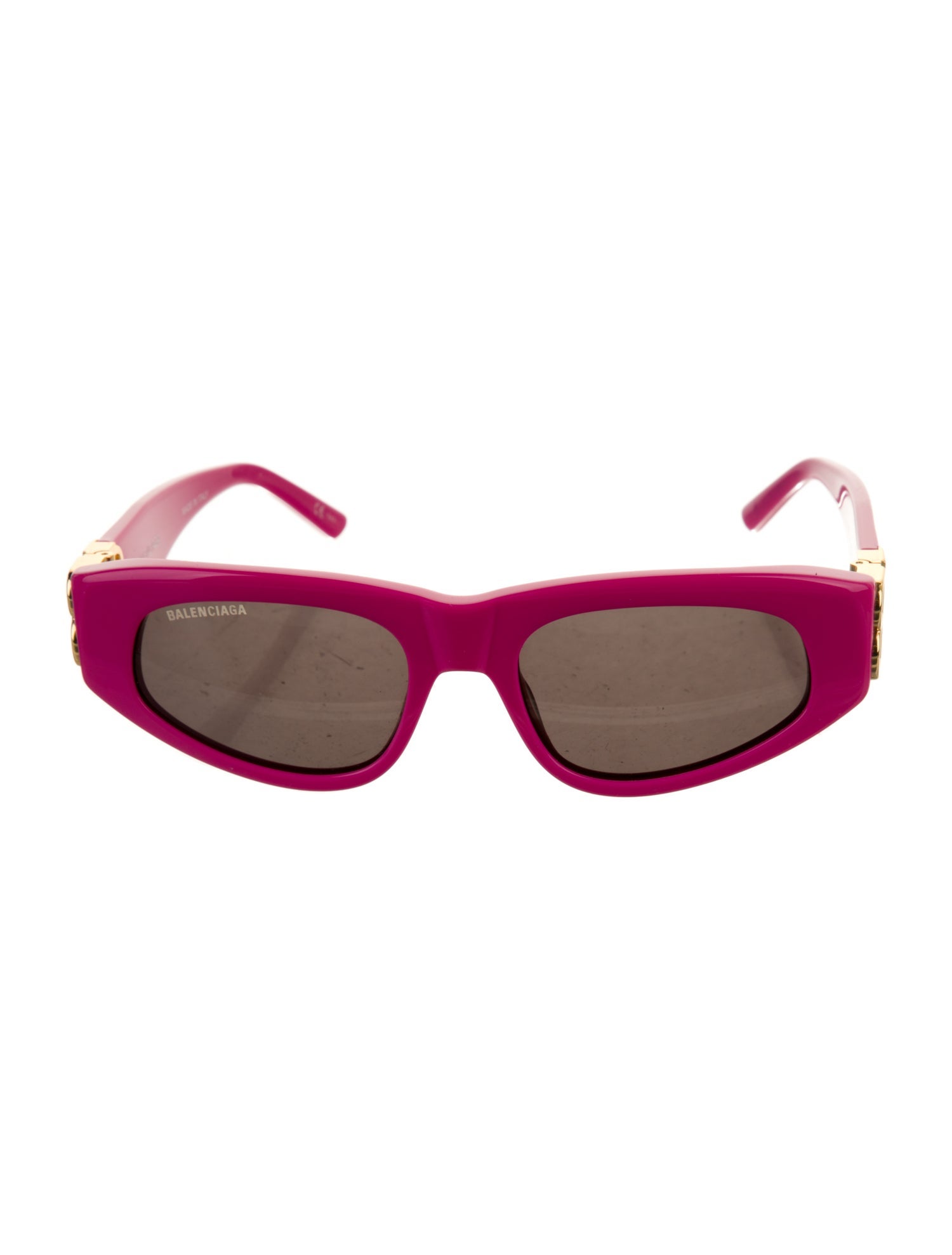 Balenciaga Square Tinted Sunglasses