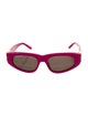 Balenciaga Square Tinted Sunglasses